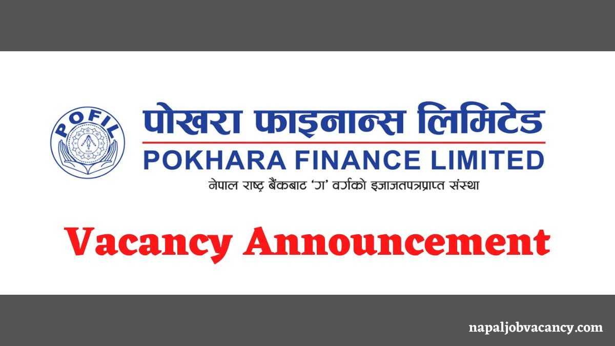 Pokhara Finance Ltd Vacancy