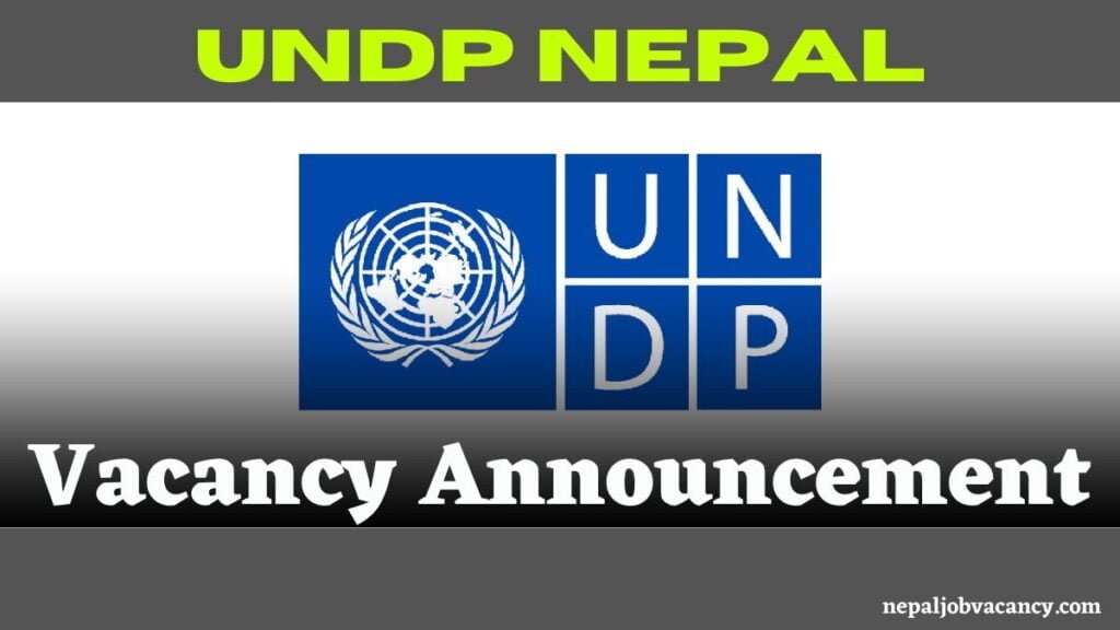 UNDP Nepal Job Vacancy
