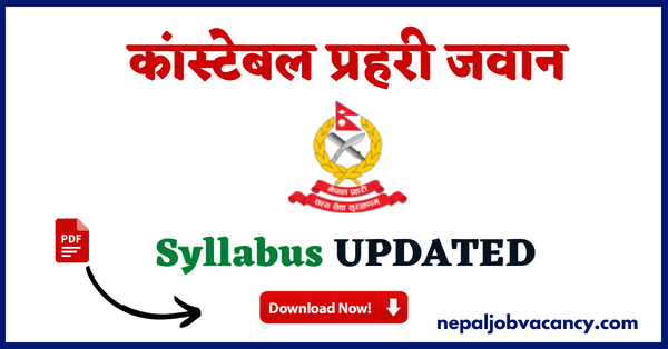 Nepal Police Constable Syllabus Download Free
