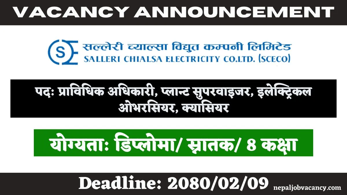 Salleri-Chialsa-Electricity-Company-Limited-Vacancy-2080-for-Permanent-Posts