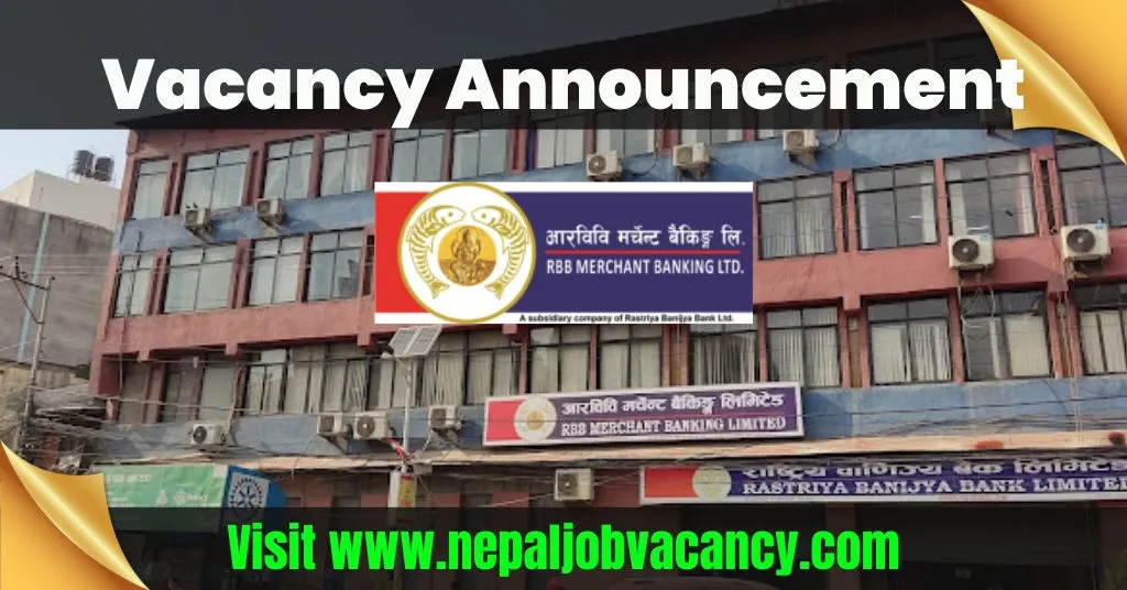 RBB Merchant Banking Limited Vacancy 2080 for Various Posts
