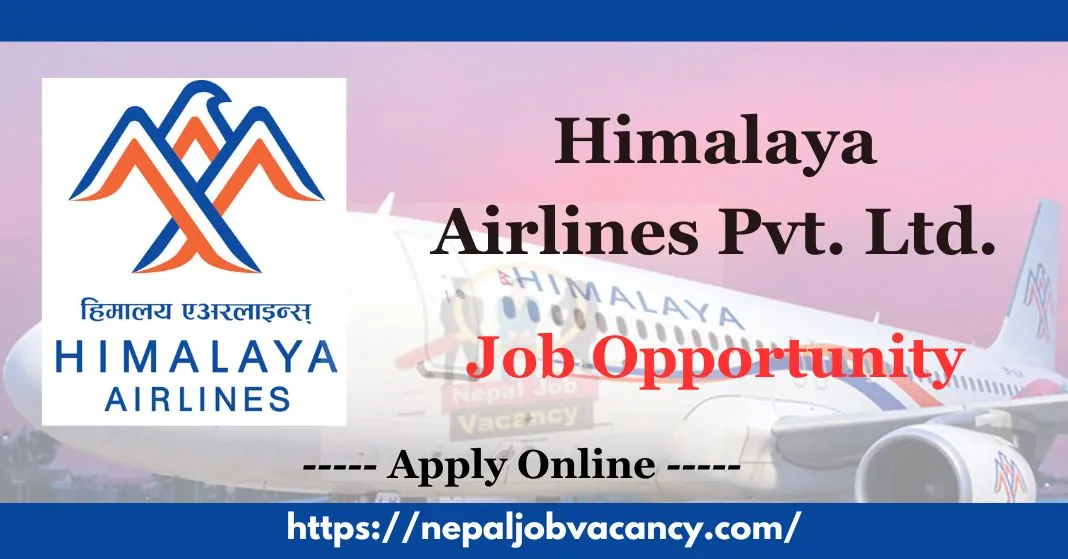 Himalaya Airlines Vacancy for Operation Standard Supervisor
