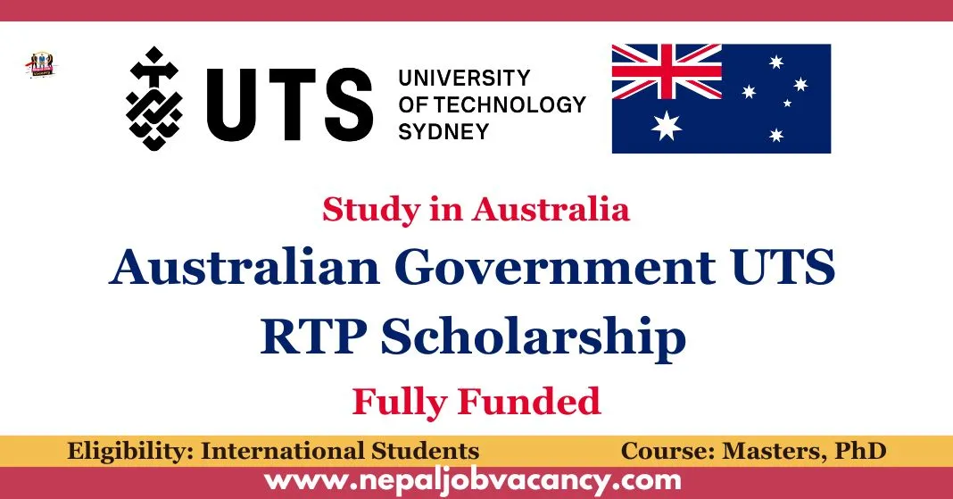 (Fully Funded) UTS RTP Scholarships in Australia 2023-24
