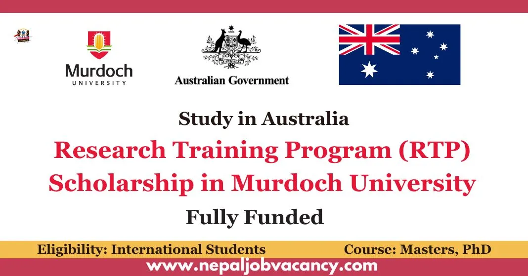 Murdoch University (RTP) Scholarships 2024 in Australia | Fully Funded