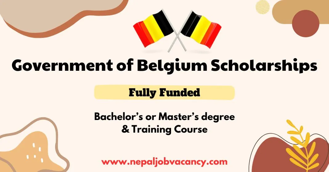Belgium Government Scholarship 2023 (Fully Funded)
