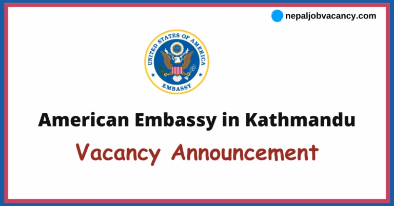 US Embassy Kathmandu Vacancy