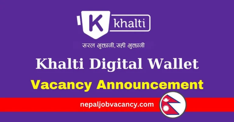 Khalti Digital Wallet Announces Vacancy for Customer Support Representative