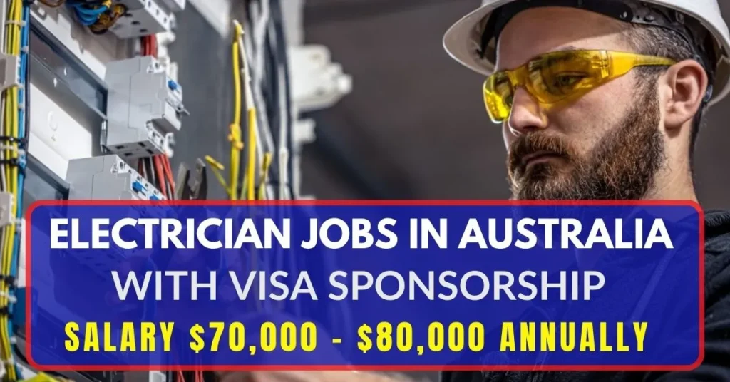 Electrician Jobs in Australia with Visa Sponsorship 2024