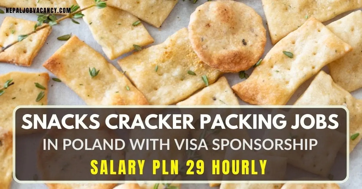 Snacks Cracker Packing Jobs in Poland with Visa Sponsorship 2024